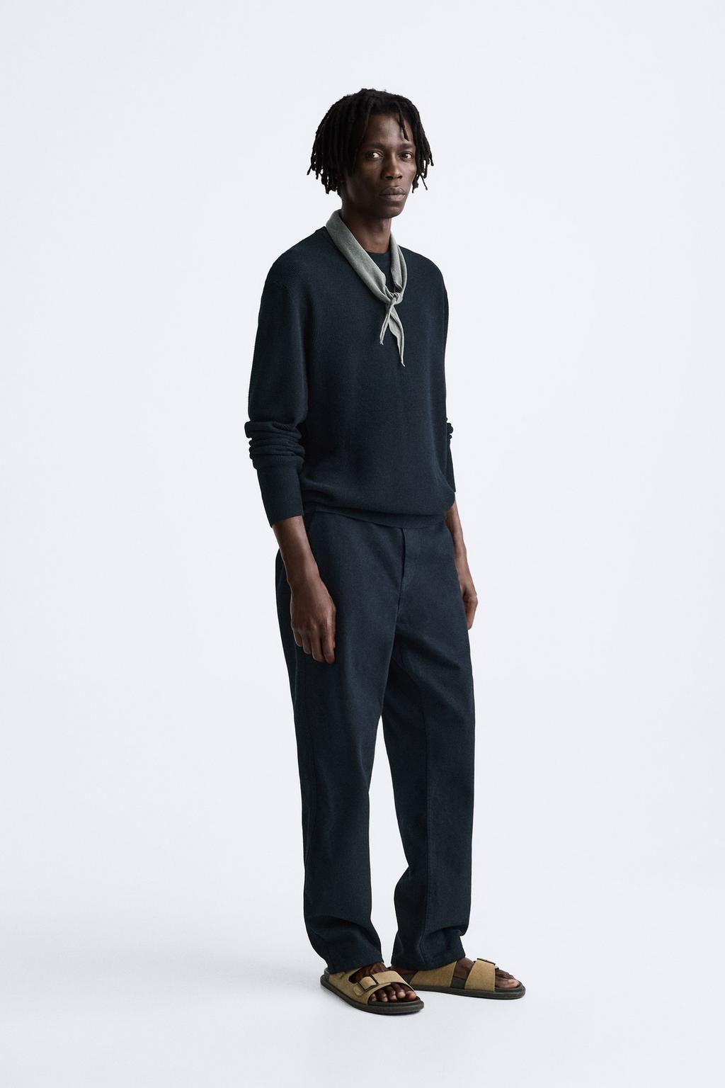 BASIC TEXTURED SWEATER - Zara фото 26