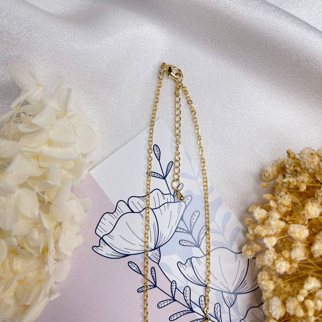 Кулон на цепочке с Яшмой песочной 42 см +