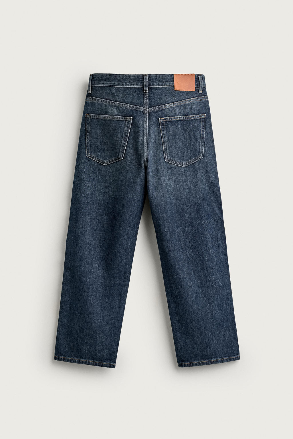 JEANS LOOSE CROPPED FIT / Azul - Zara фото 7