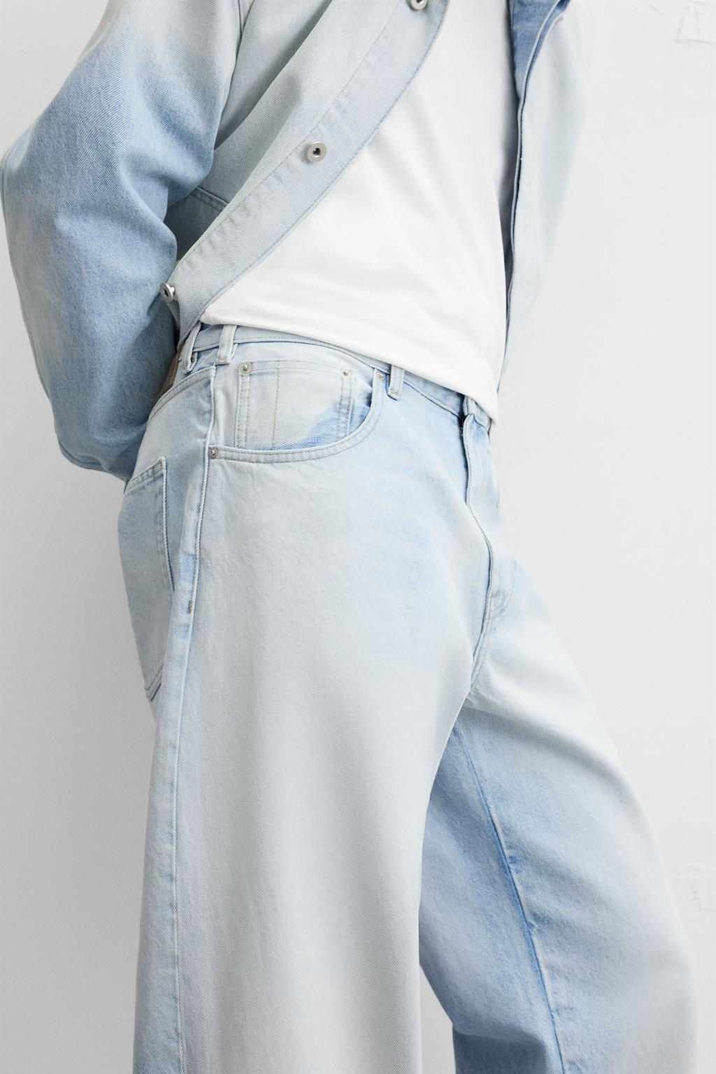 GRADIENT BAGGY FIT JEANS - Zara фото 6