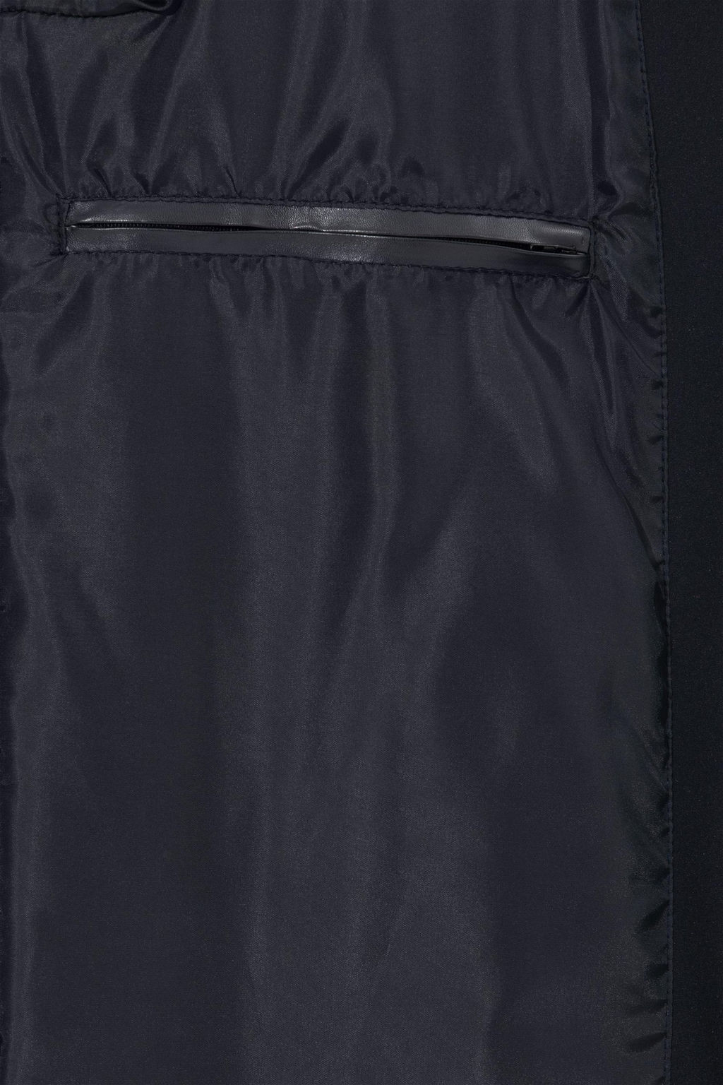 U. S. Polo Assn / Мужская темно-синяя кожаная куртка - U.s. polo assn фото 7