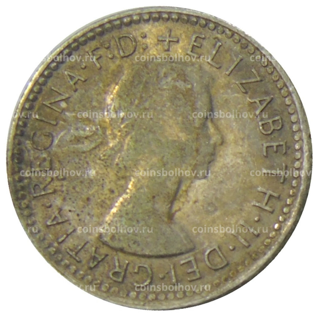 6 пенсов 1960 года Австралия