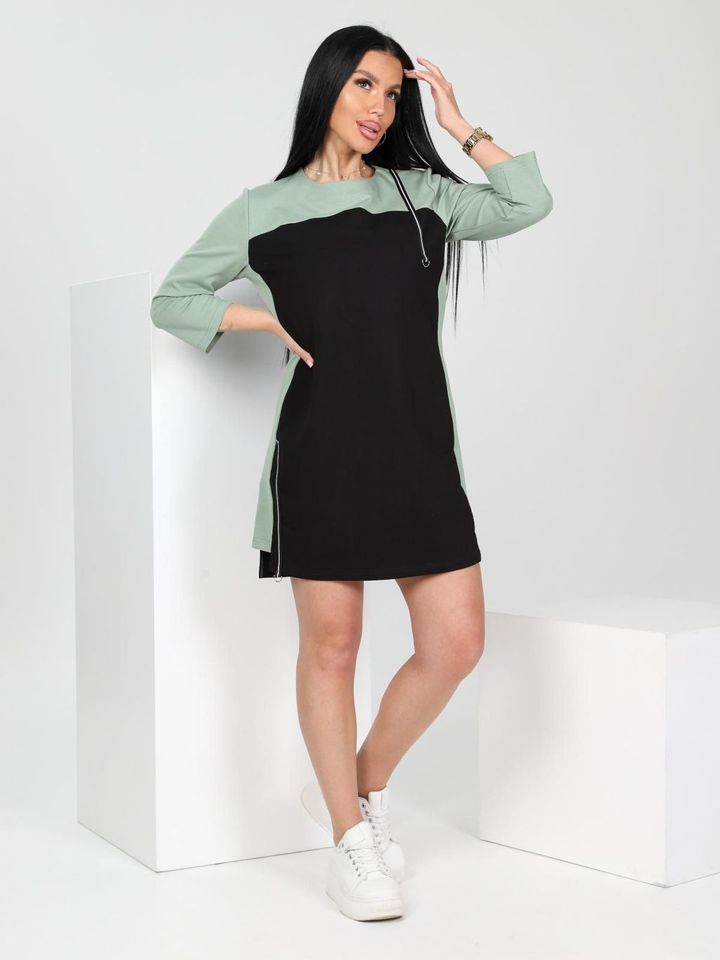 IV-CAPRIZ Вэрдела - платье из футера двунитки  фото 3