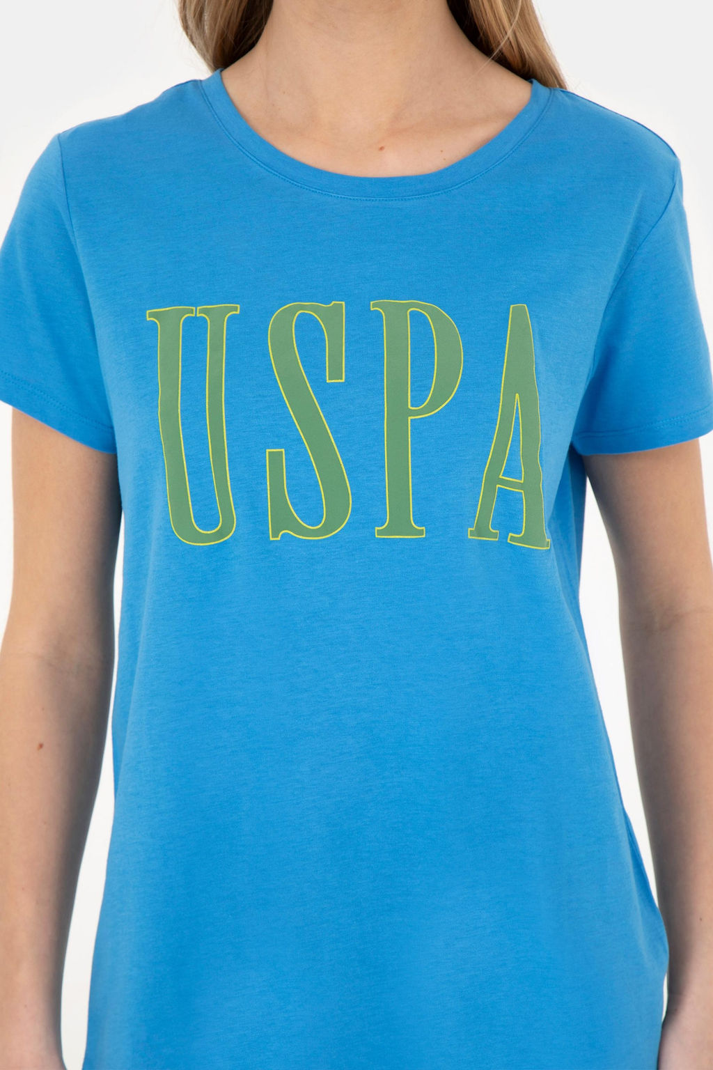 Женская футболка Saks с круглым вырезом - U.s. polo assn фото 14