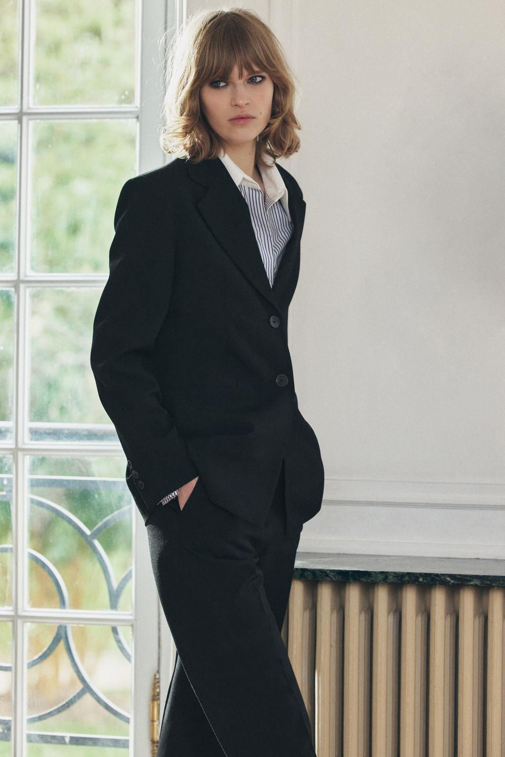 ZW COLLECTION FITTED BLAZER - Zara фото 7