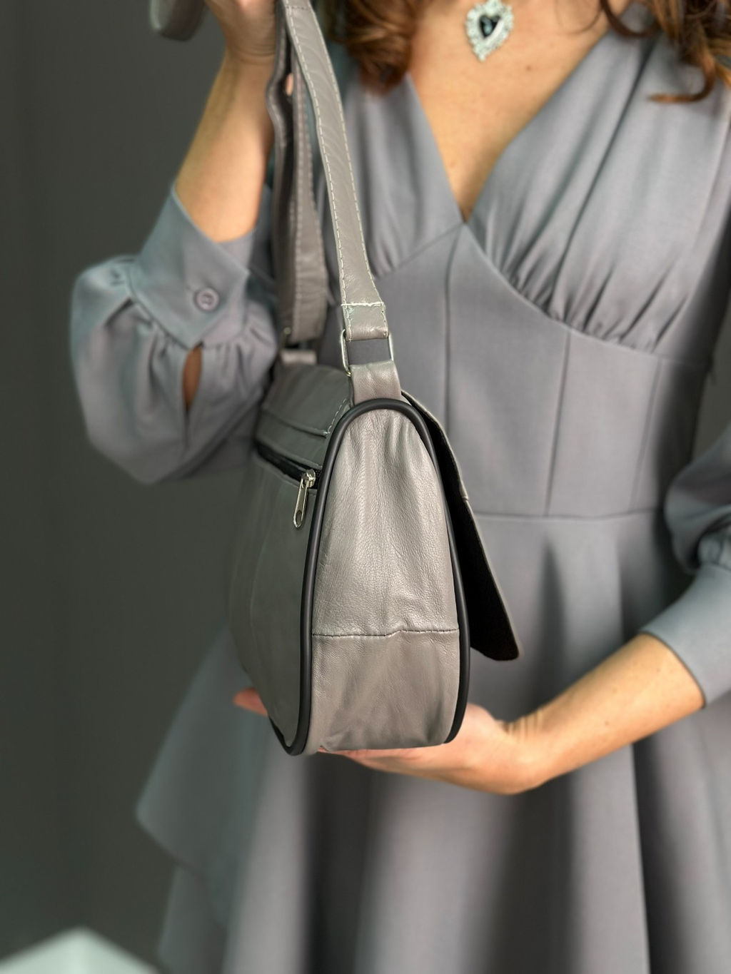 Сумка женская из телячьей кожи