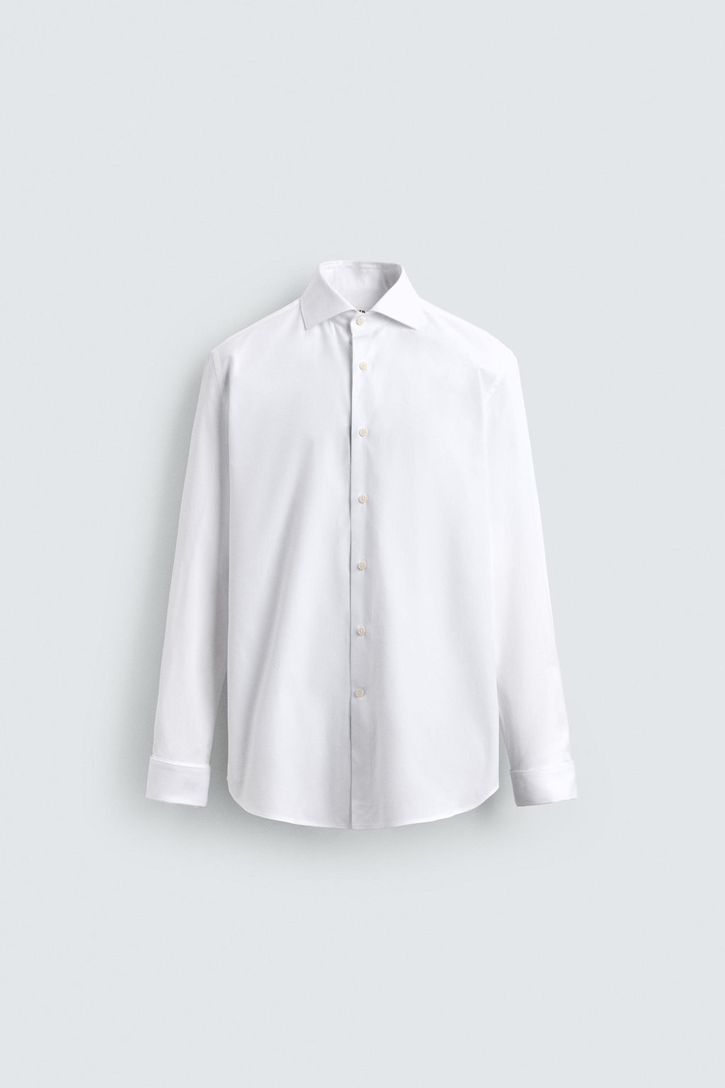 CAMISA SLIM FIT PU?O GEMELO / Blanco - Zara фото 7
