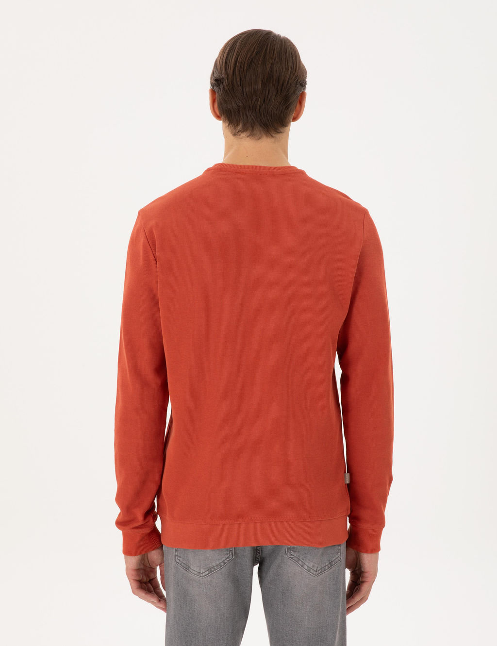 Kahverengi Regular Fit Sweatshirt - Pierre cardin фото 5
