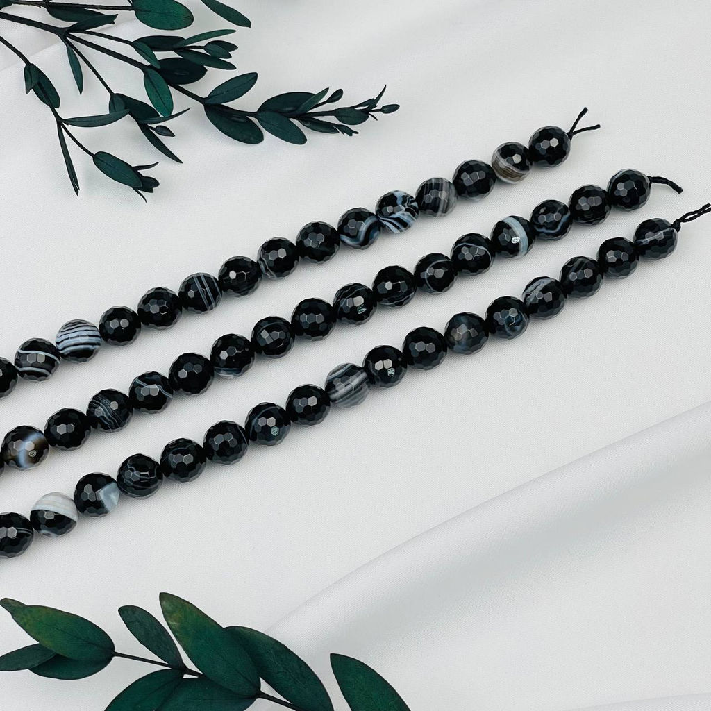 Бусины для украшений из полосатого Агата