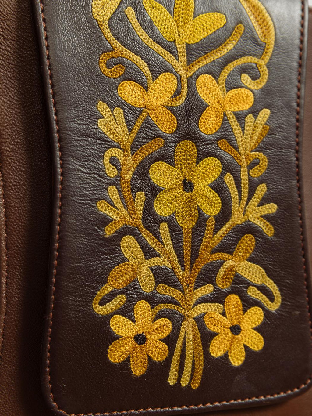 Сумка натуральная кожа через плечо №1115/48 - Ганг фото 3