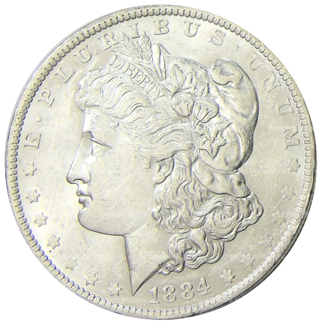 1 доллар 1884 года О США Доллар Моргана
