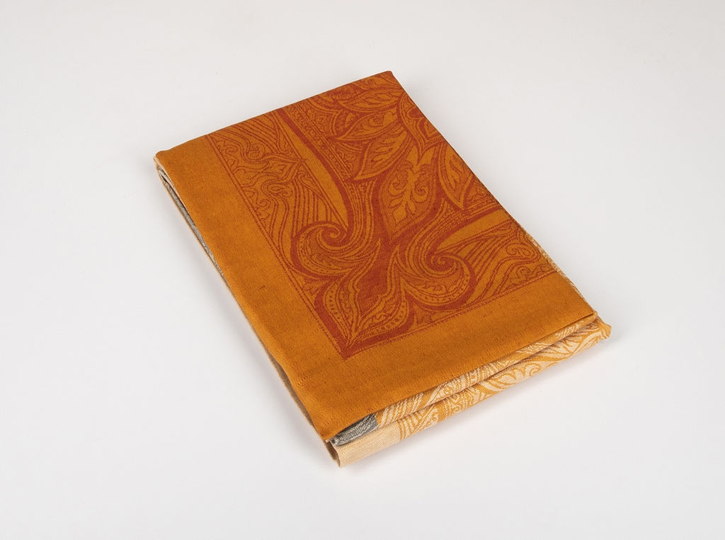 0с23-ЯК Скатерть 178*320 "Кашемирский огурец" цв.песочный