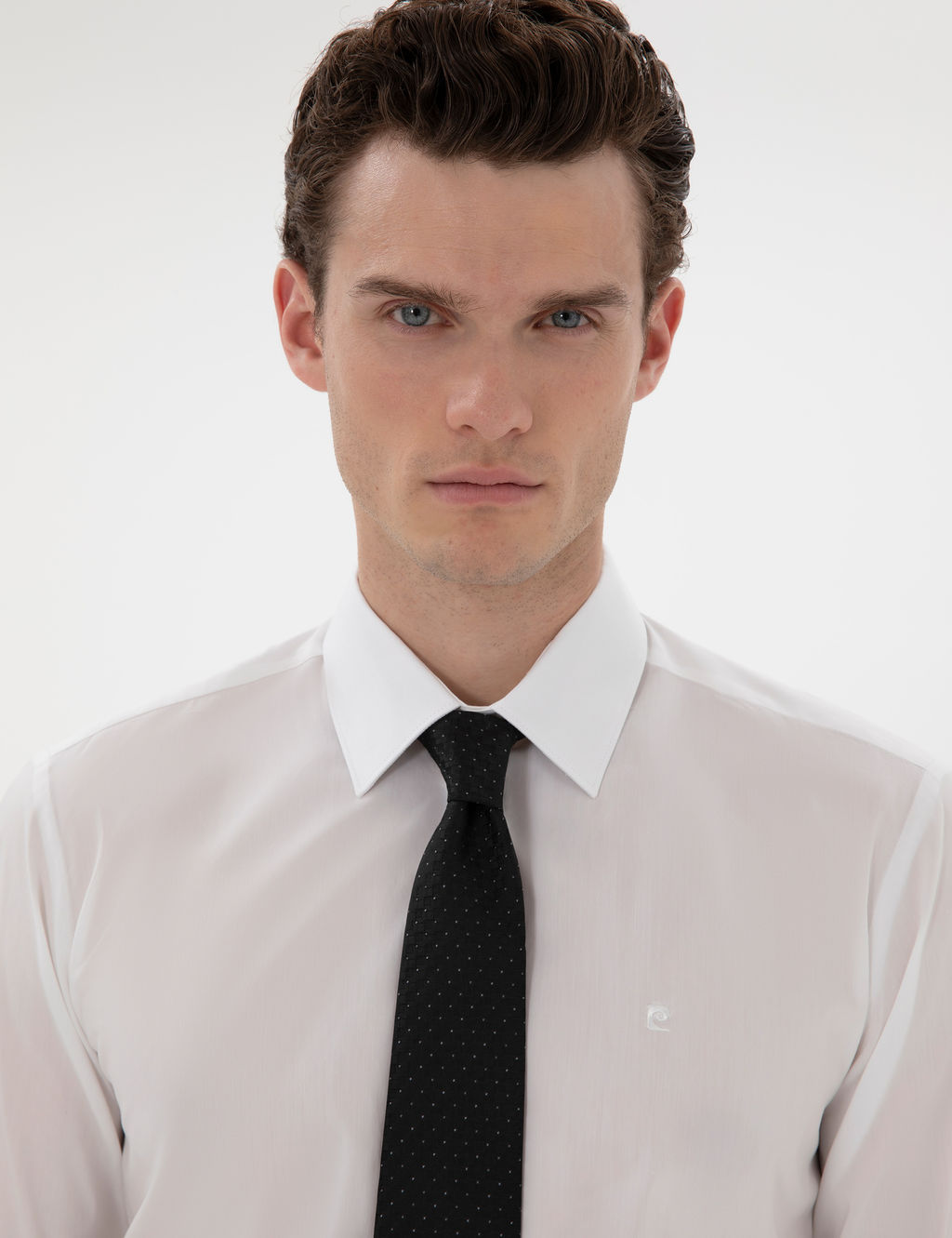 Beyaz Slim Fit Uzun Kollu Basic G_mlek