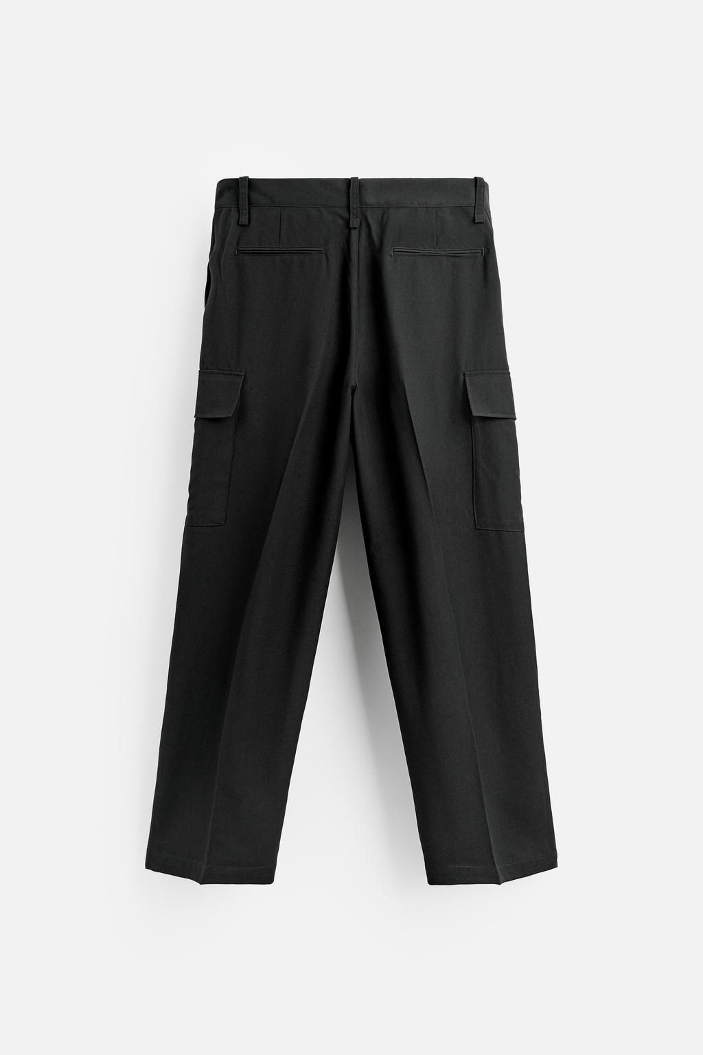 PLEATED CARGO TROUSERS - Zara фото 8