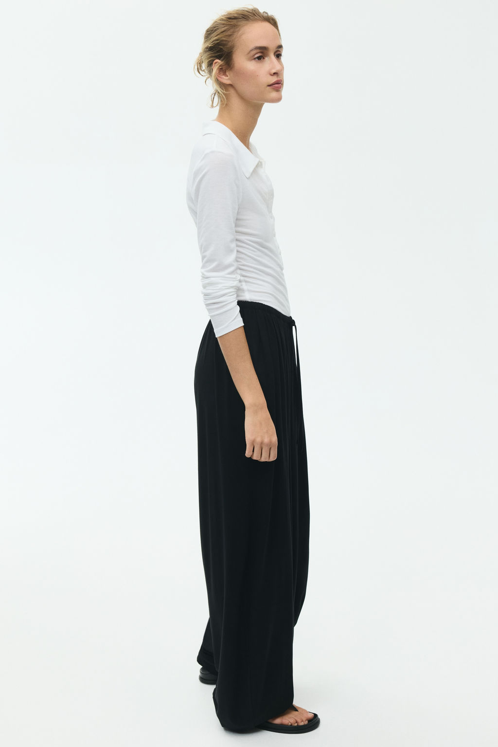 Pantal?n globo con cord?n de ajuste - H&m фото 4