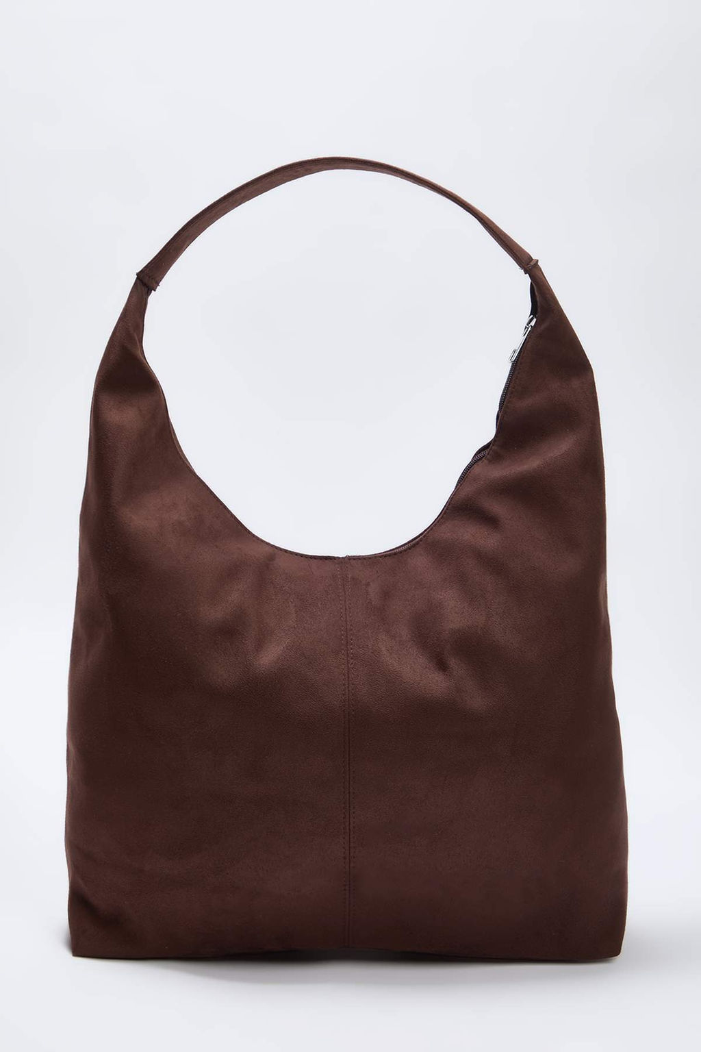 Ac?k Kahverengi Suet Buyuk Maxi Tote Kad?n Omuz Cantas? TAKAW26OC00045