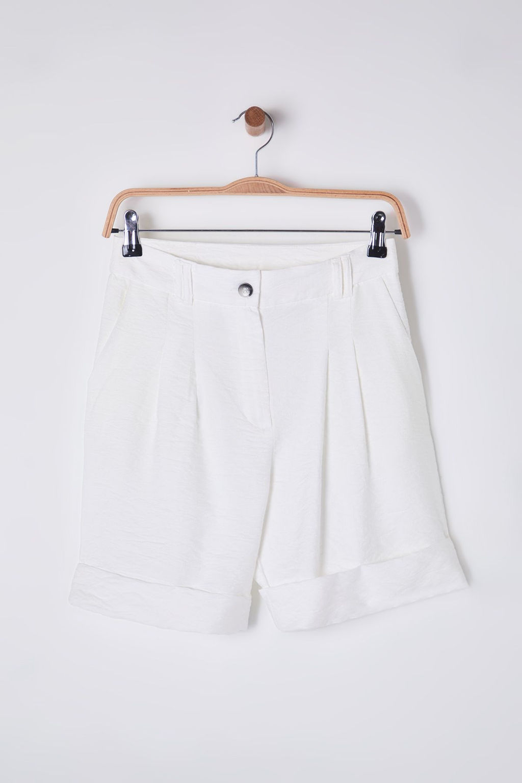 TRENDYOLMILLA Beyaz Pacas? K?v?rmal? Dokuma Sort TWOSS21SR0146  фото 6