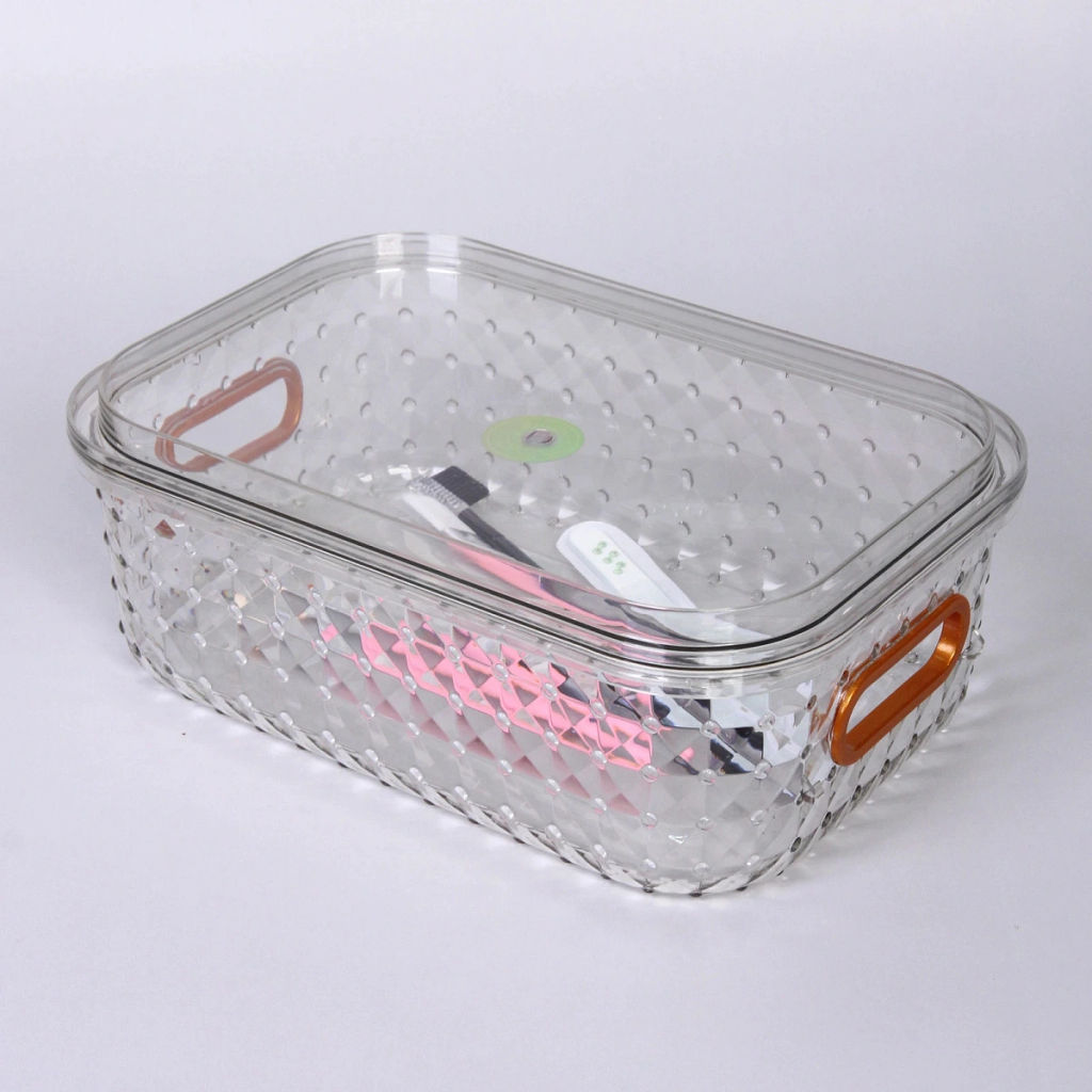 Контейнер для хранения с крышкой "ЛАМИНГТОН", цвет прозрачный, 25*17*8.5см