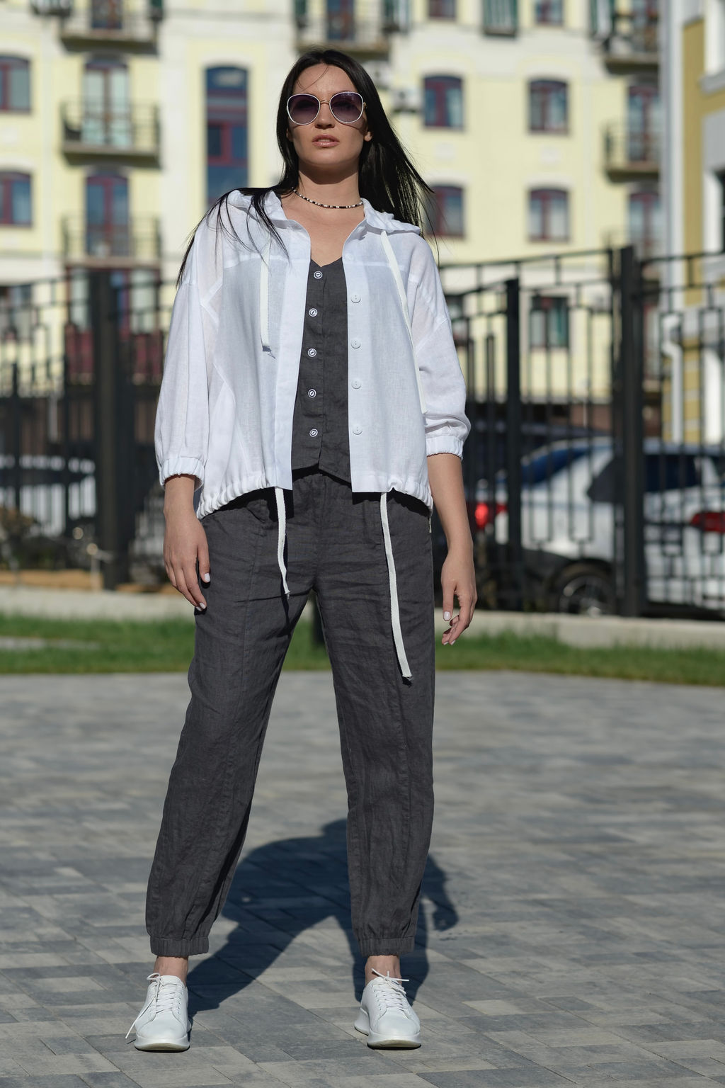 Брюки 100% лен