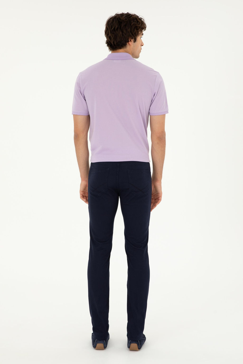 Мужские брюки из темно -синего холста Неожиданная скидка в корзине - U.s. polo assn фото 4