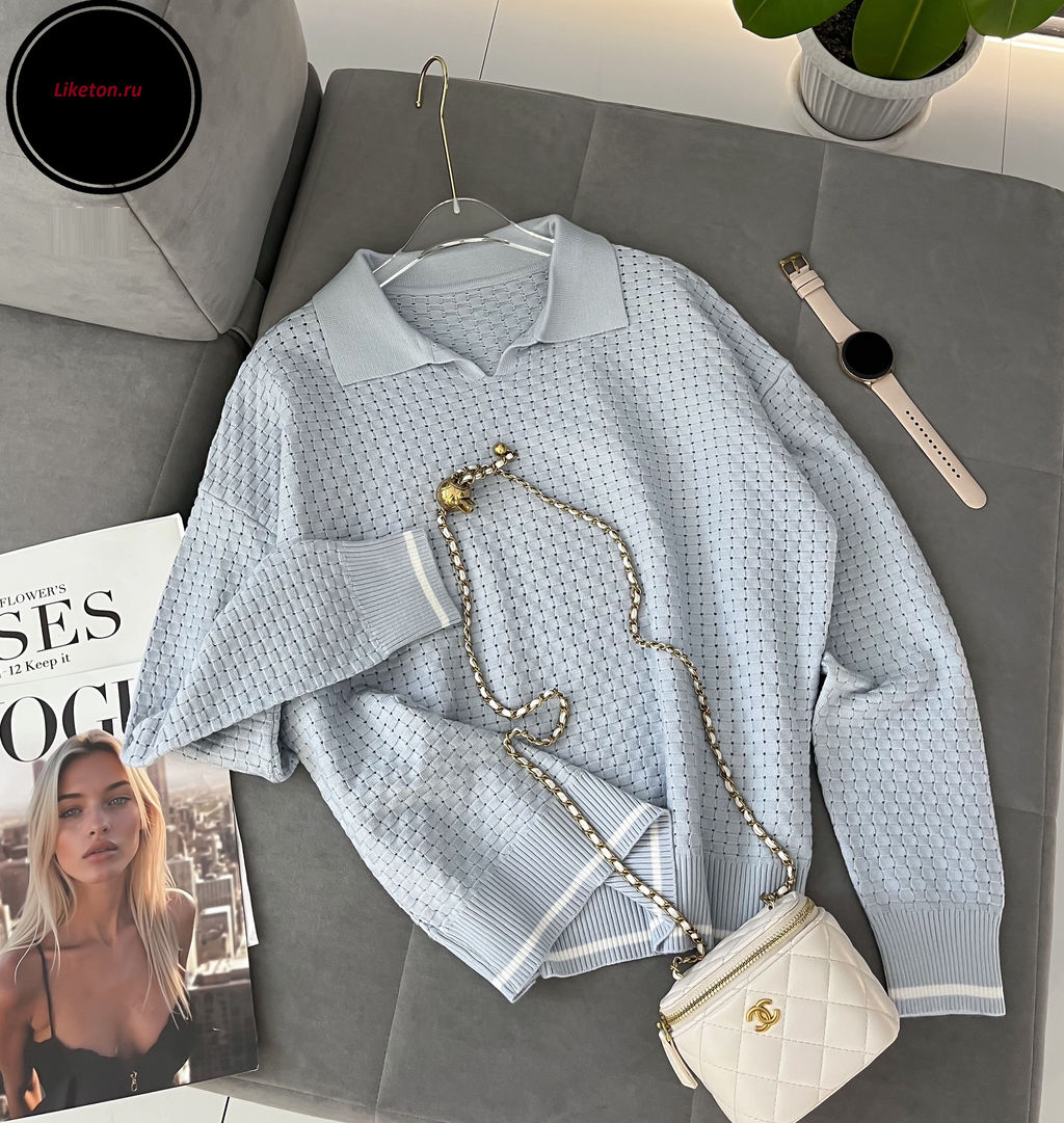 Свитер-поло