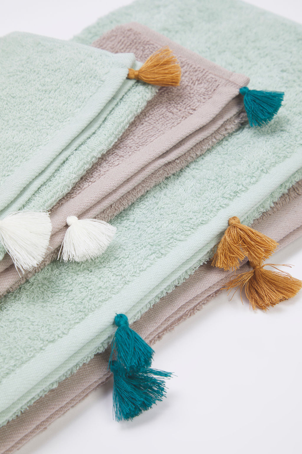 Trendyolmilla Home 2li Yuz Puskullu Havlu 50x80cm & 2li Misafir Puskullu Havlu Seti 30x45cm TPHSS25HVL00001 фото 3