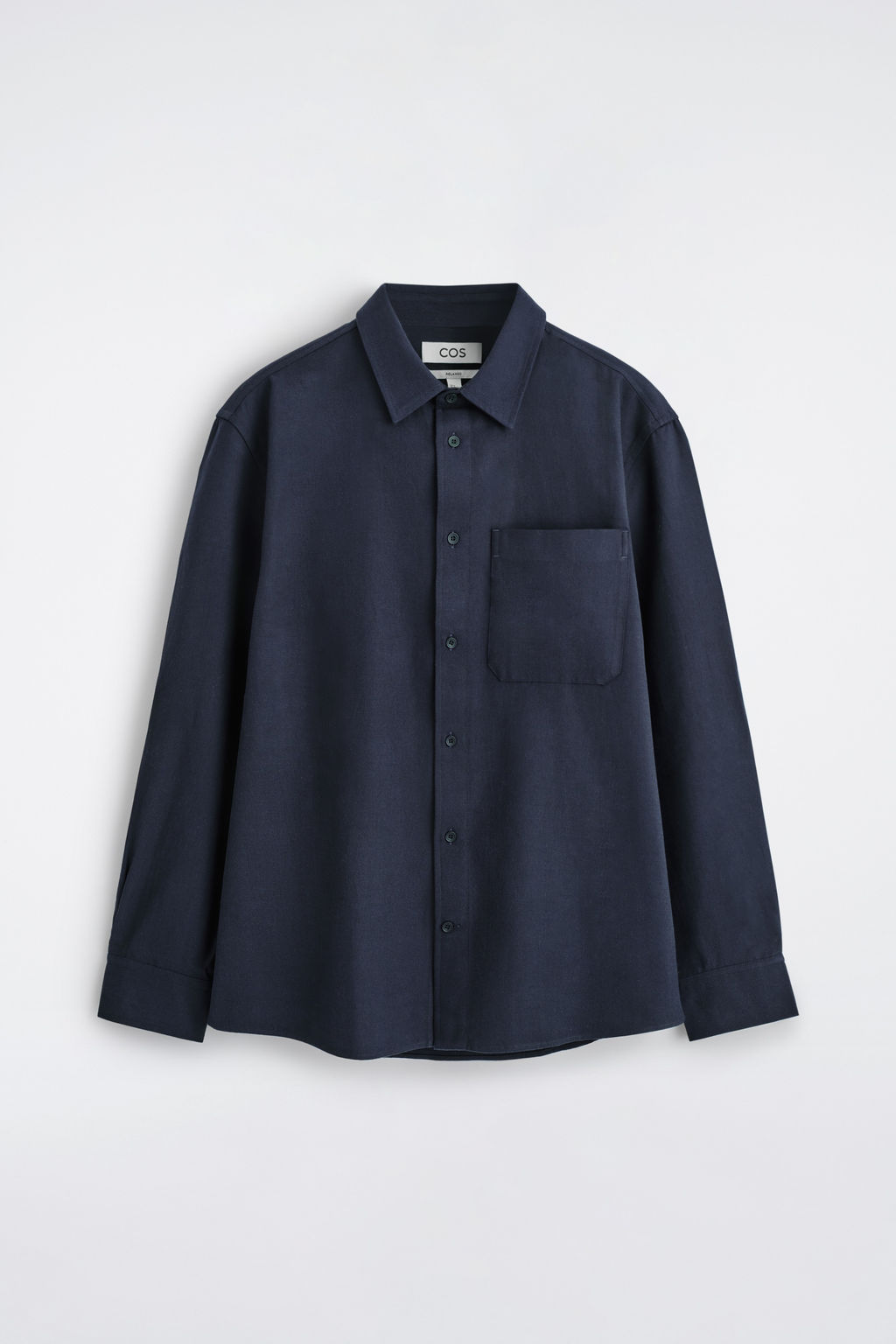 CAMISA MEZCLA DE ALGOD?N CEPILLADO RELAXED FIT - H&m фото 2