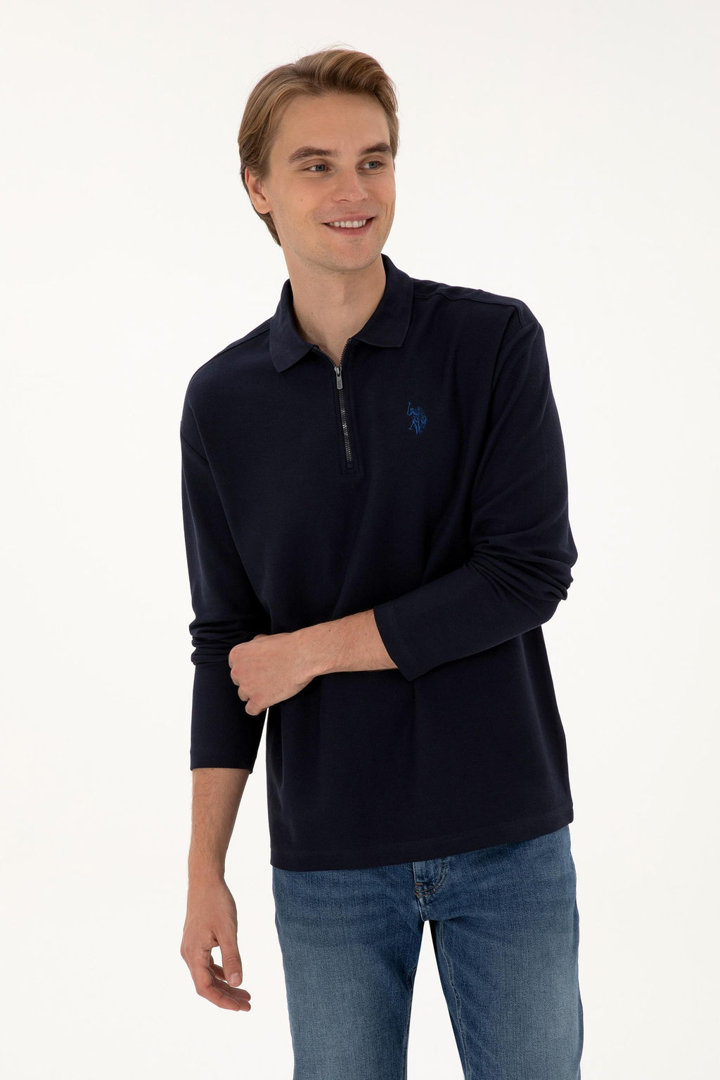 Erkek Lacivert Sweatshirt Sepette S_rpriz _ndirim - U.s. polo assn фото 3