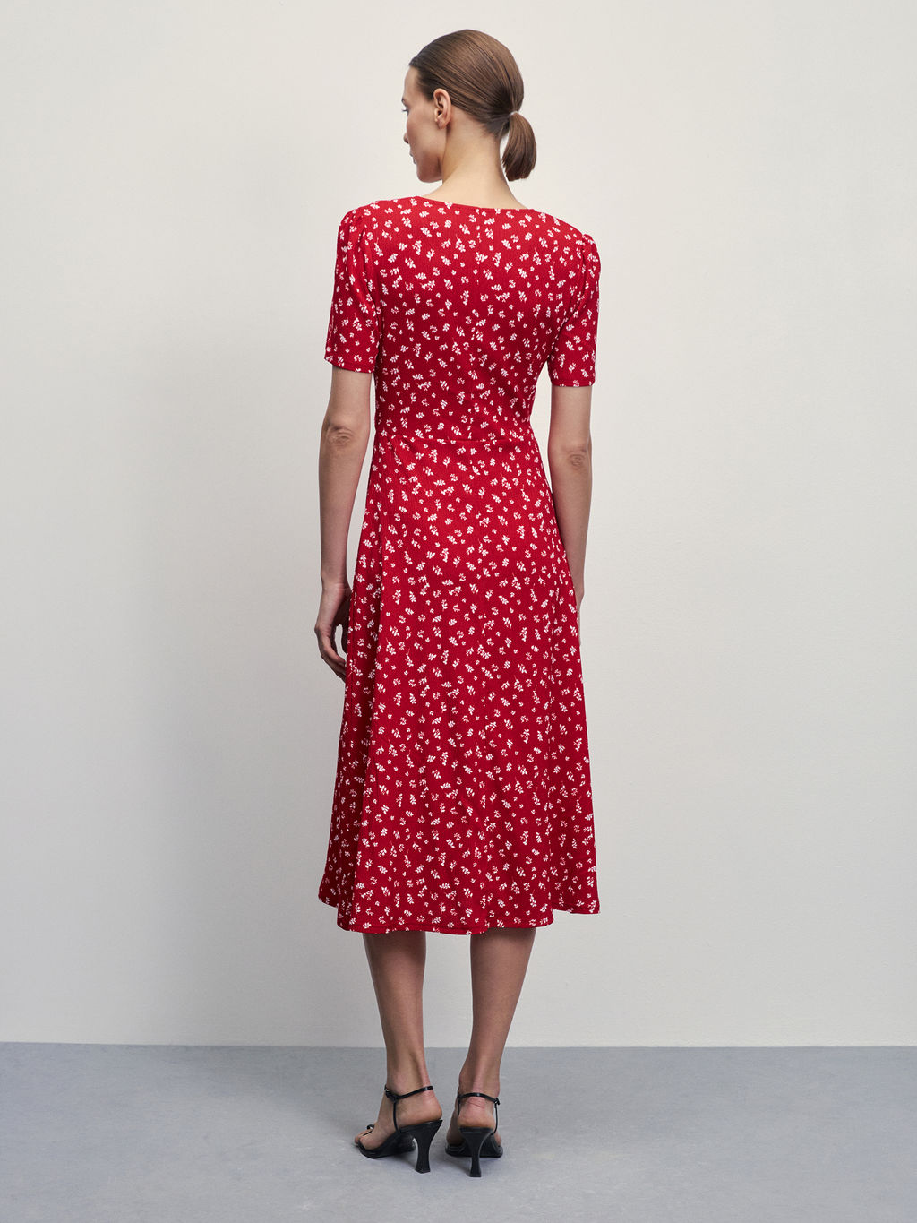 Платье миди с узлом / Zarina  фото 5