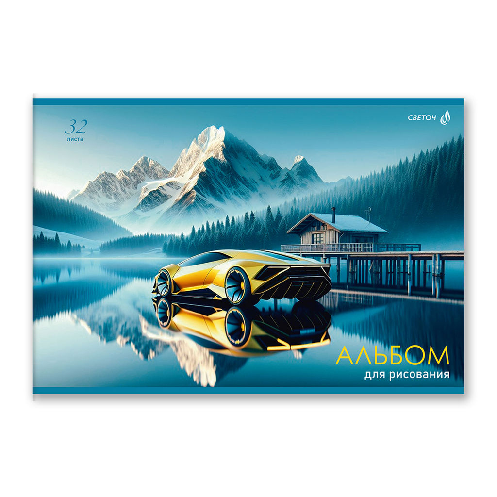 Светоч А256 Альбом для рисования 100 г/м2 A4 29.5 х 20.2 см 32 л. на скобе 5 шт. 01706 МИКС Прекрасный мир
