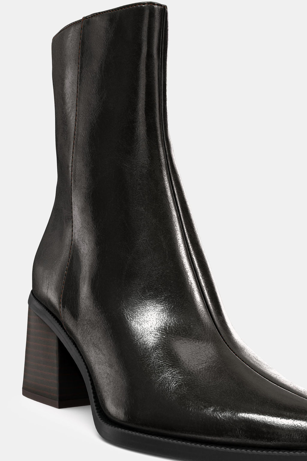WIDE-HEEL ANKLE BOOTS - Zara фото 6