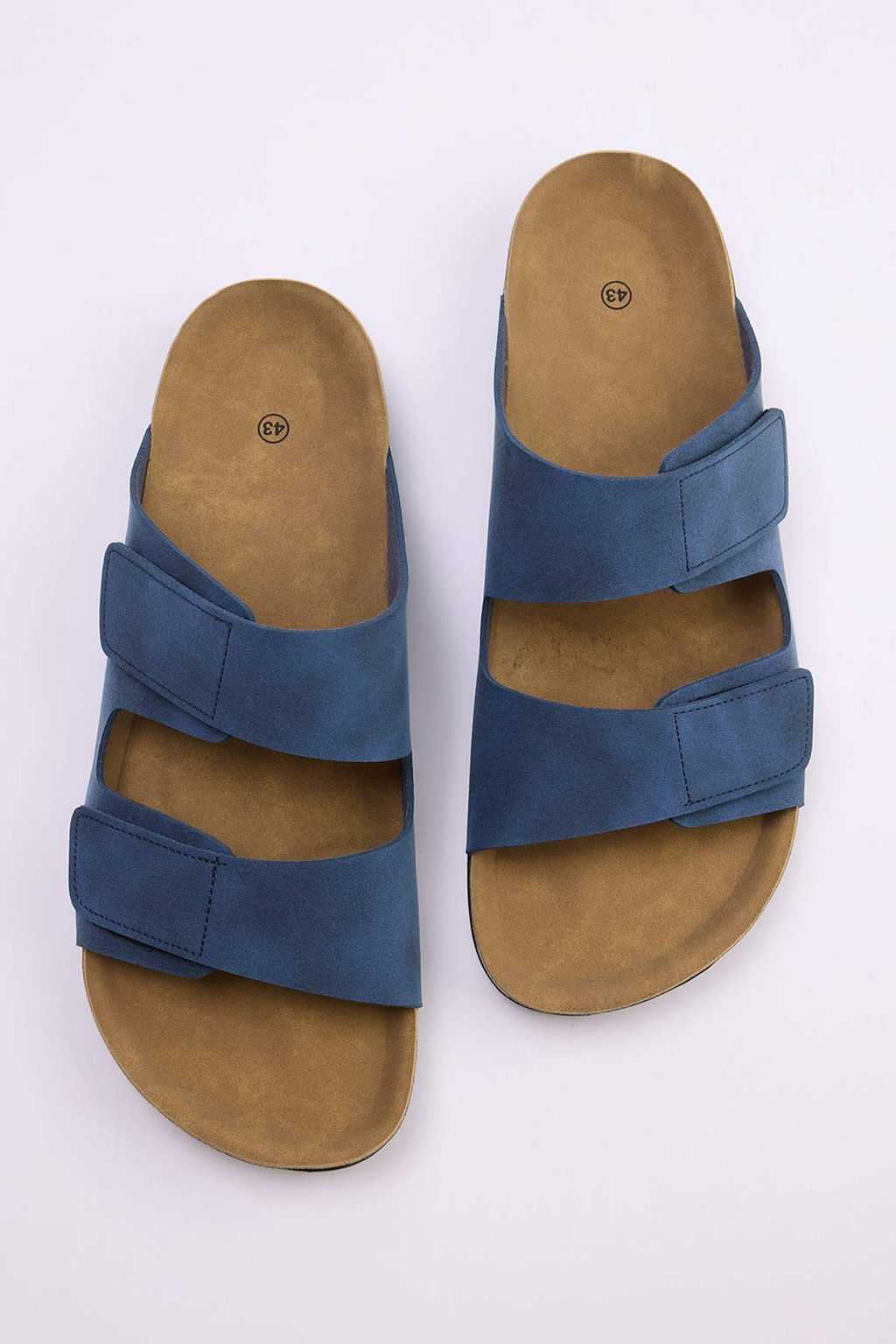 Trendyol Shoes Vizon Nubuk C?rt Bantl? Erkek Duz Taban Terlik TAKSS25TE00034 - Trendyolmilla фото 19