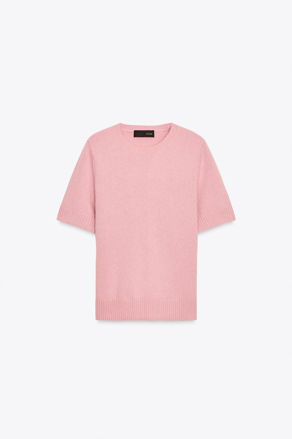100% WOOL SHORT SLEEVE TOP - Zara фото 3