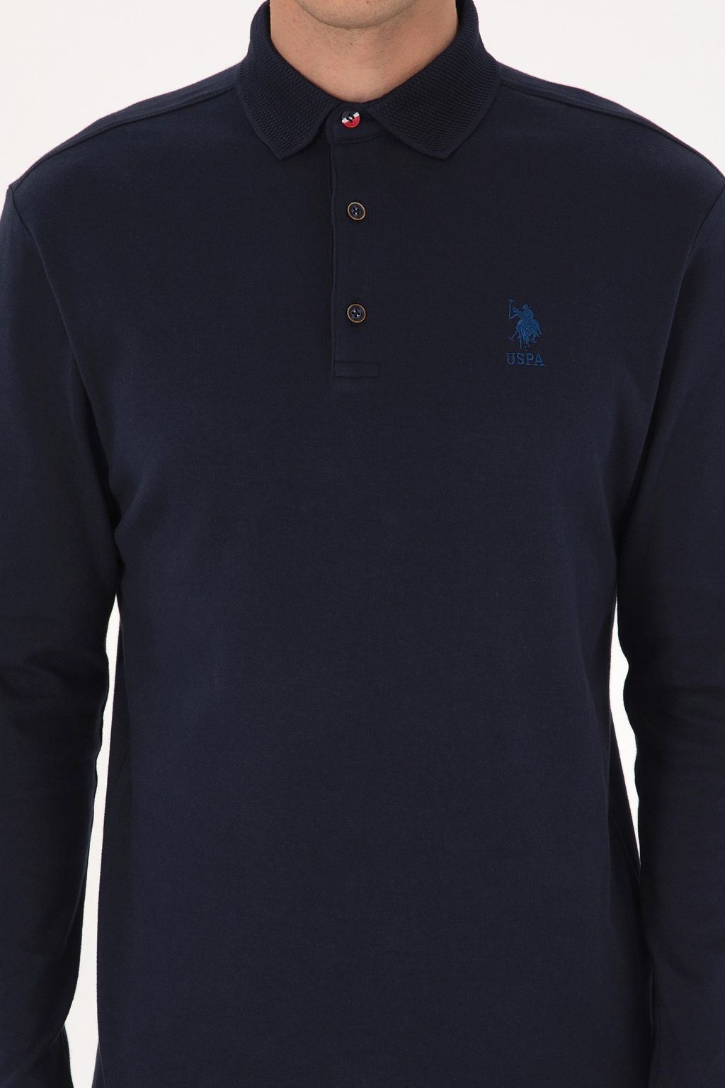 Erkek Lacivert Basic Sweatshirt - U.s. polo assn фото 6