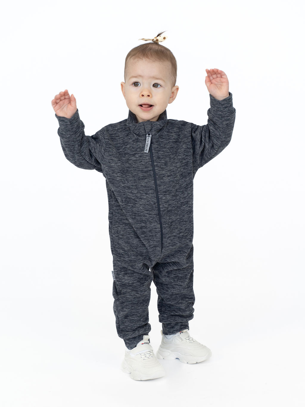 Комбинезон детский флисовый серый - Утенок фото 21