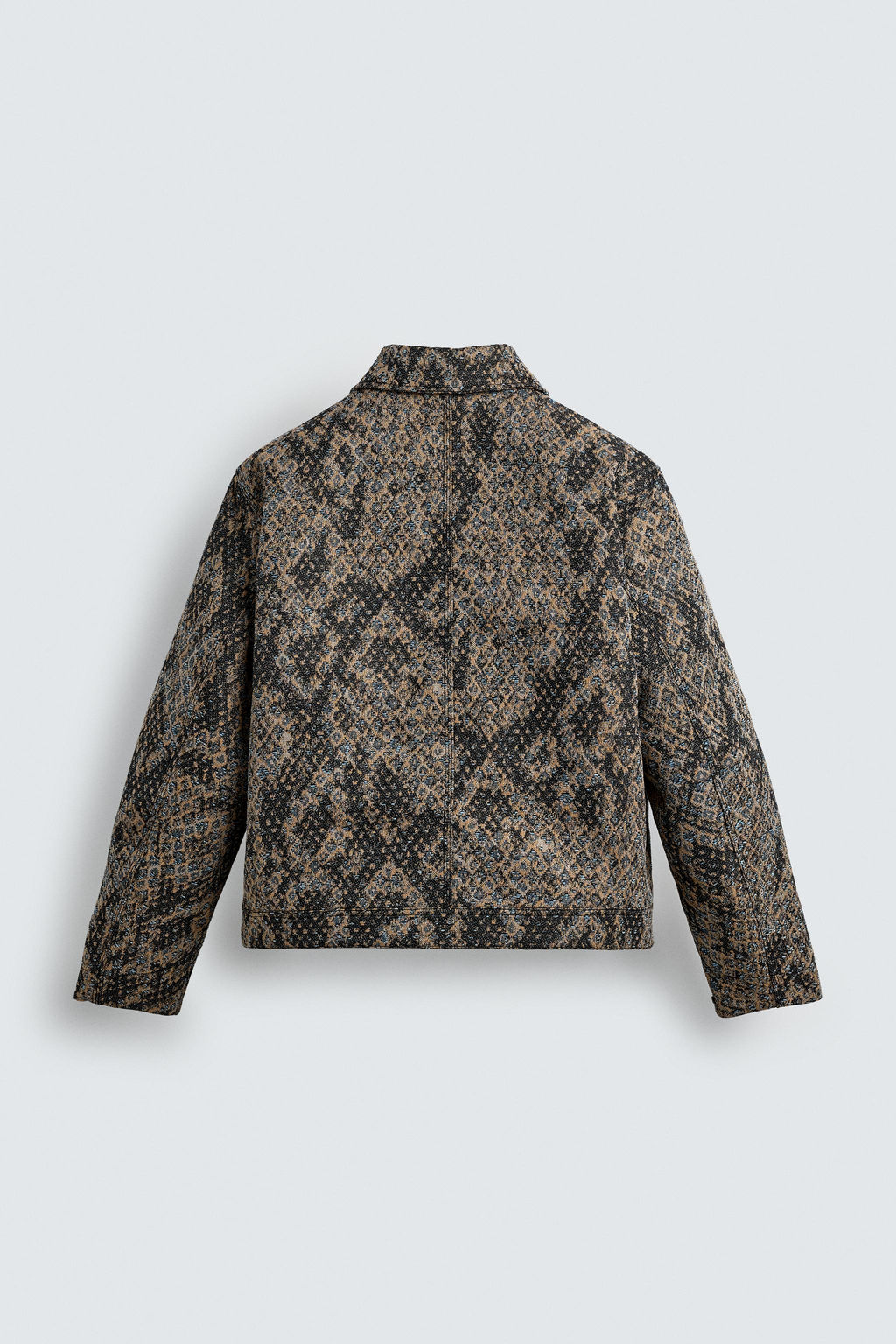JACQUARD TEXTURED JACKET - Zara фото 8
