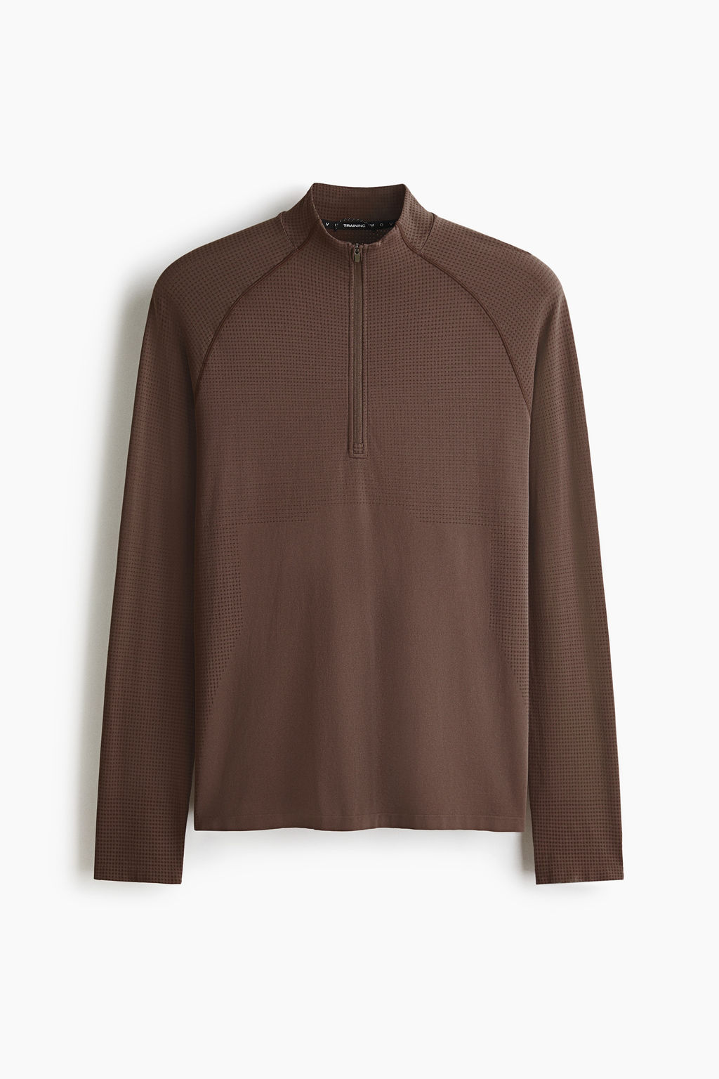Muscle Fit Zip top sports top with DryMove - H&m фото 2