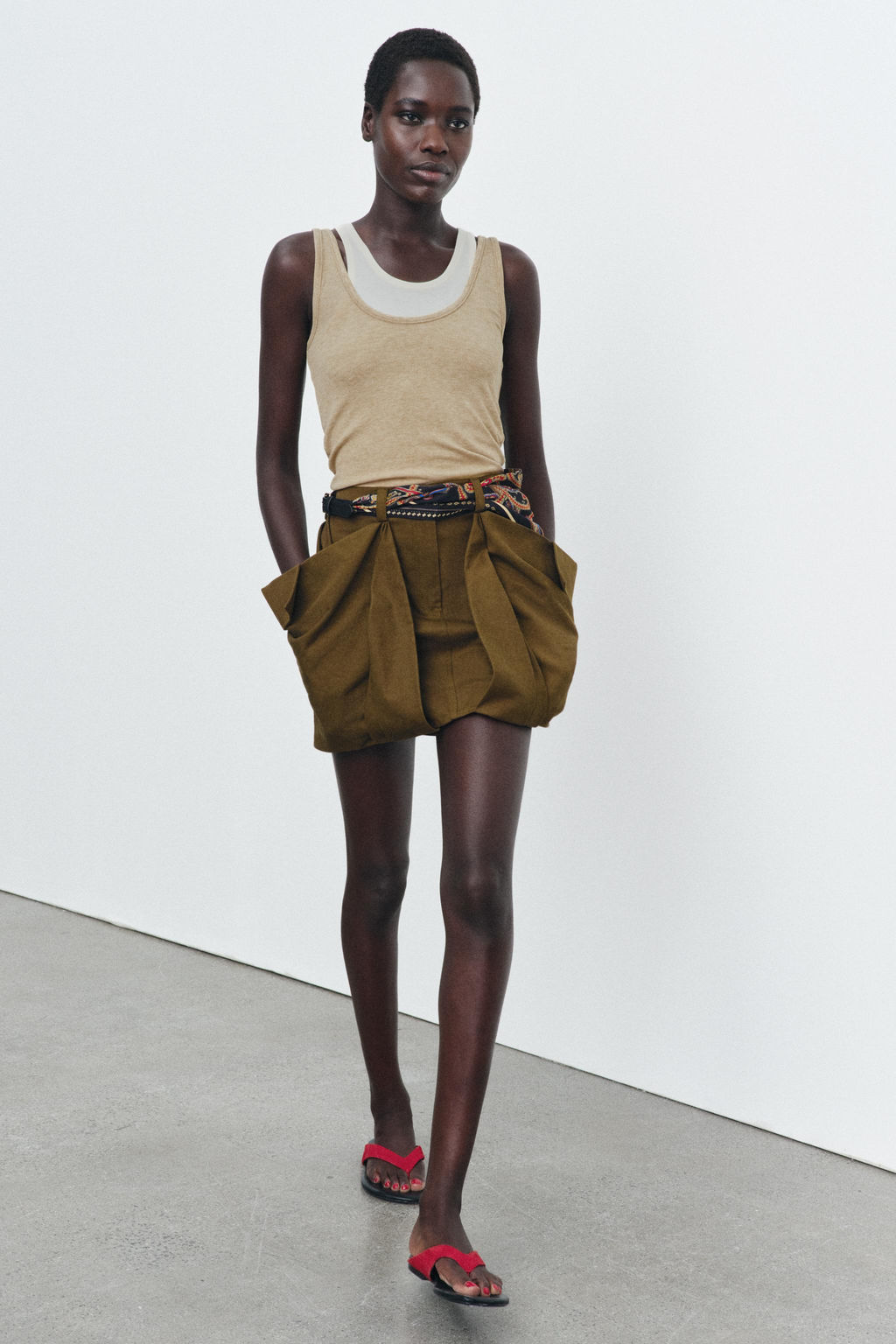 DOUBLE-LAYER STRAPPY TOP - Zara фото 8