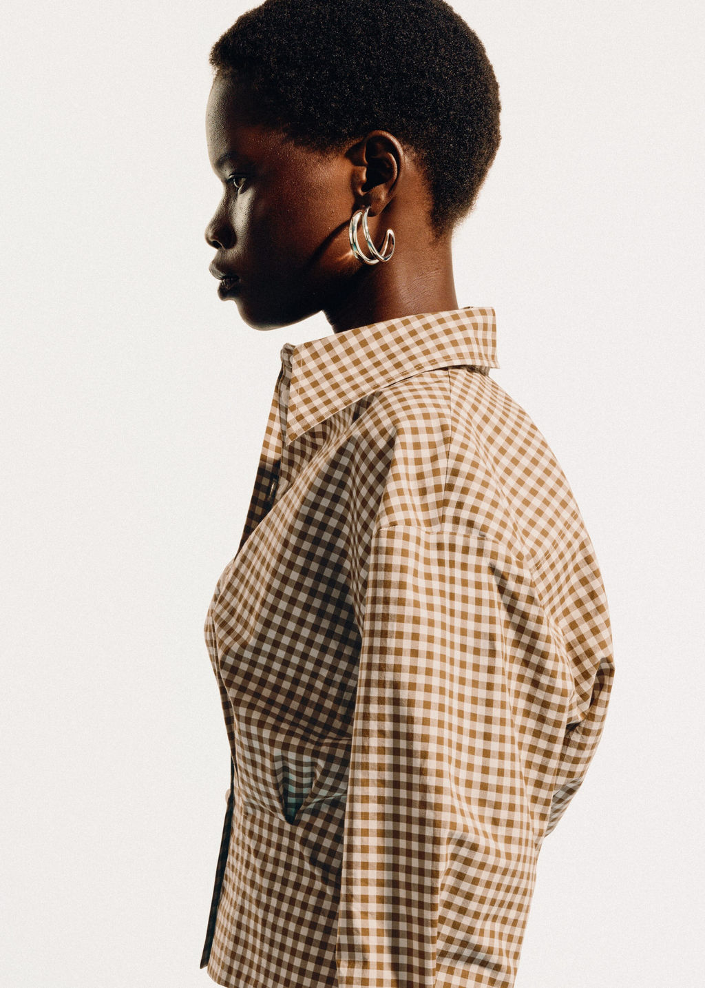 Camisa de corte ajustado a la cintura - H&m фото 3