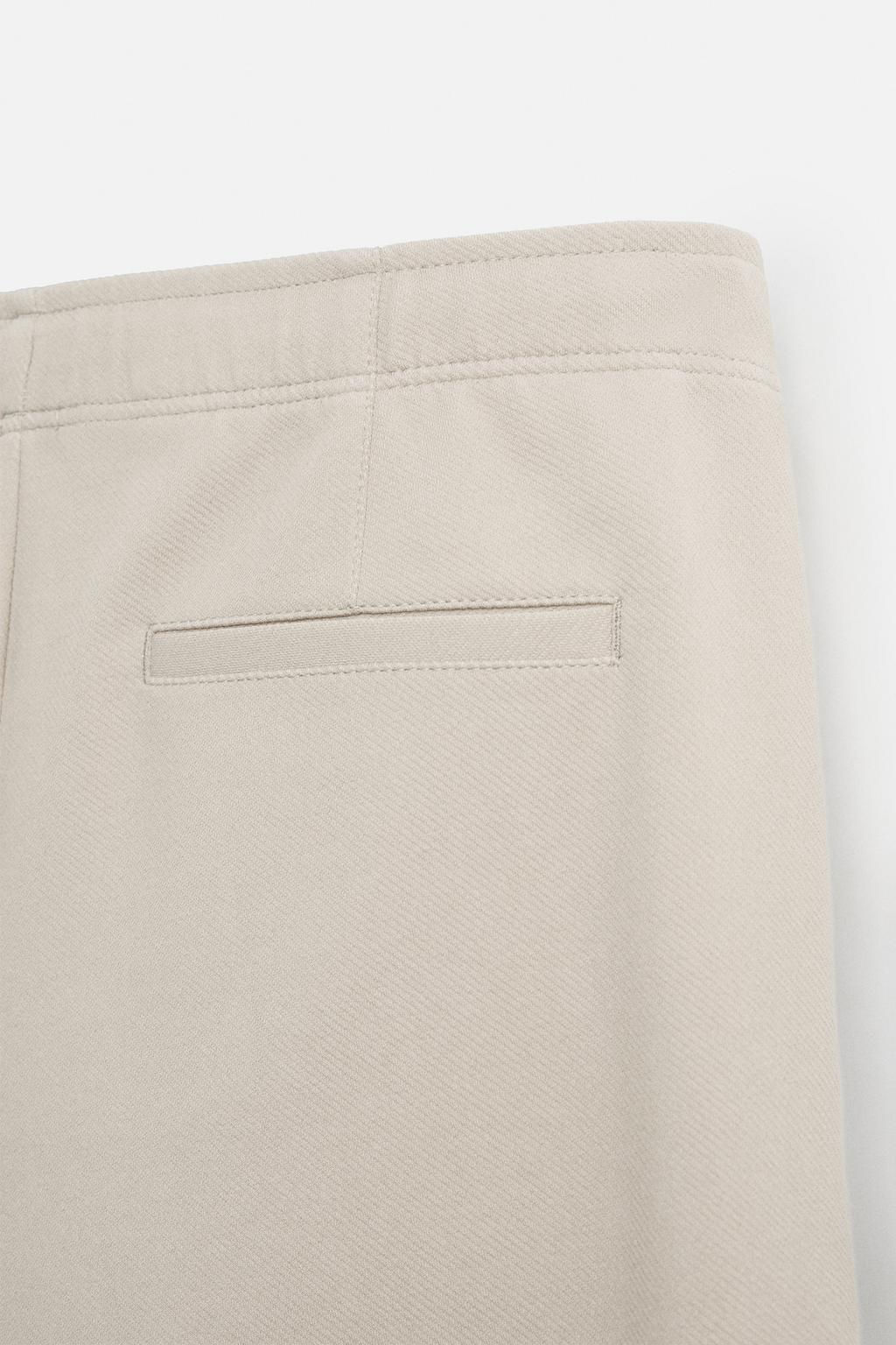 TEXTURED COMFORT BERMUDA SHORTS - Zara фото 19