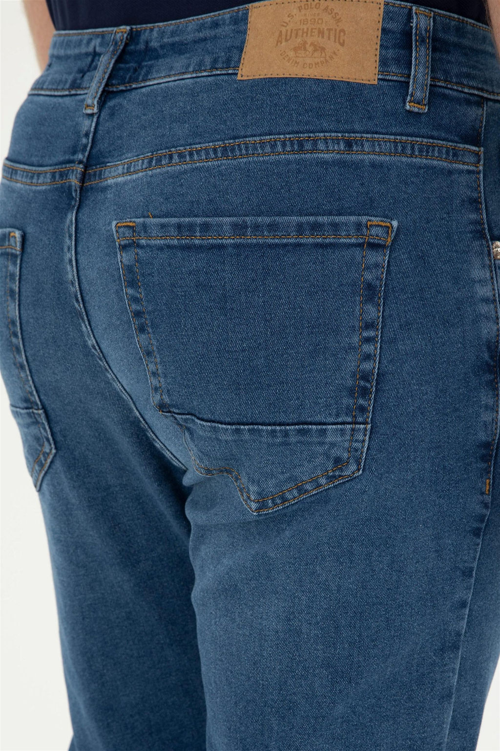U. S. Polo Assn / Мужские темно-синие джинсовые брюки - U.s. polo assn фото 6