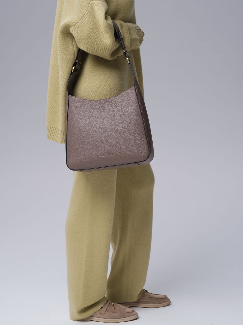 Кожаная сумка Azaro 31027 тауп