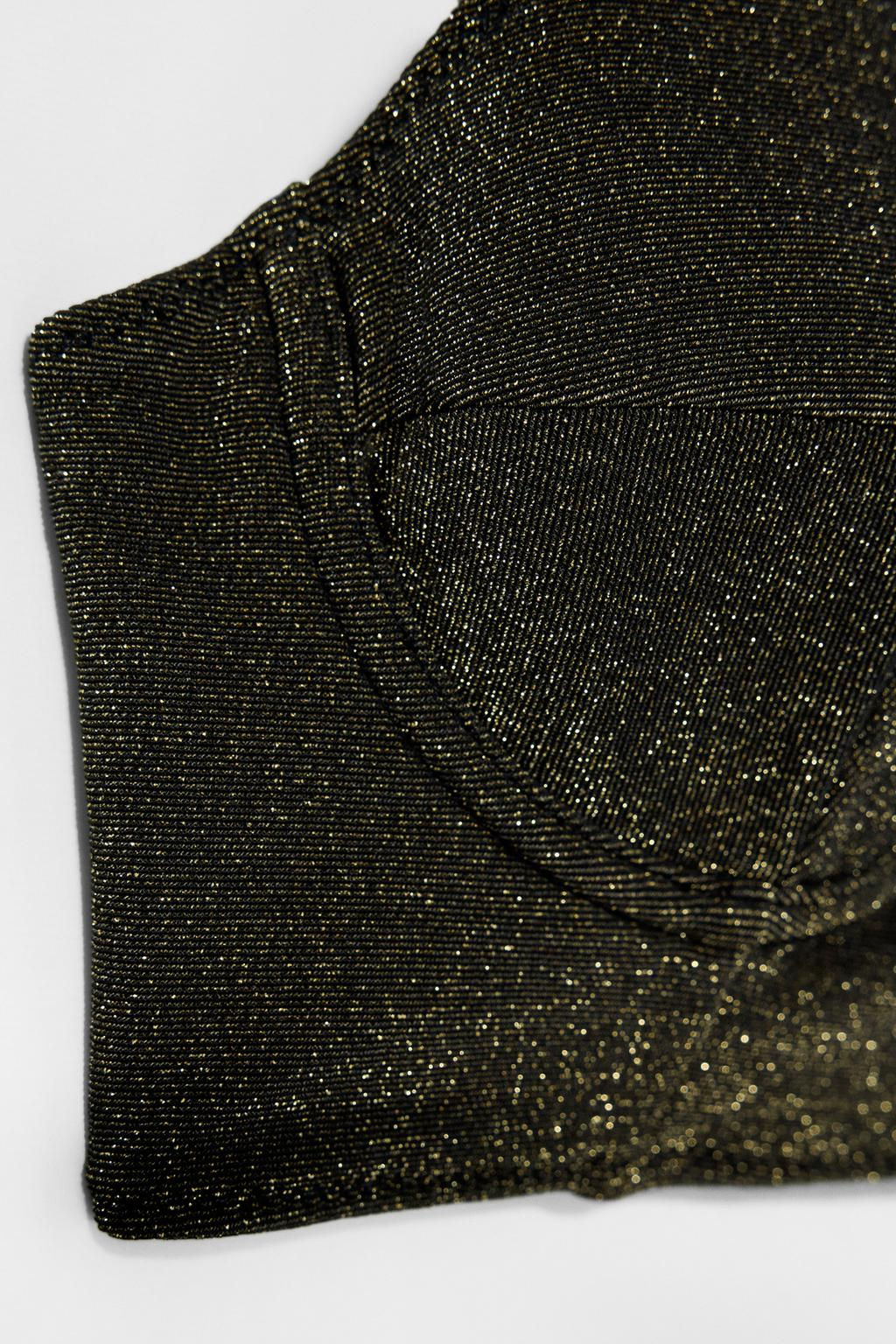 SPARKLY BIKINI TOP KATE MOSS X ZARA  фото 4