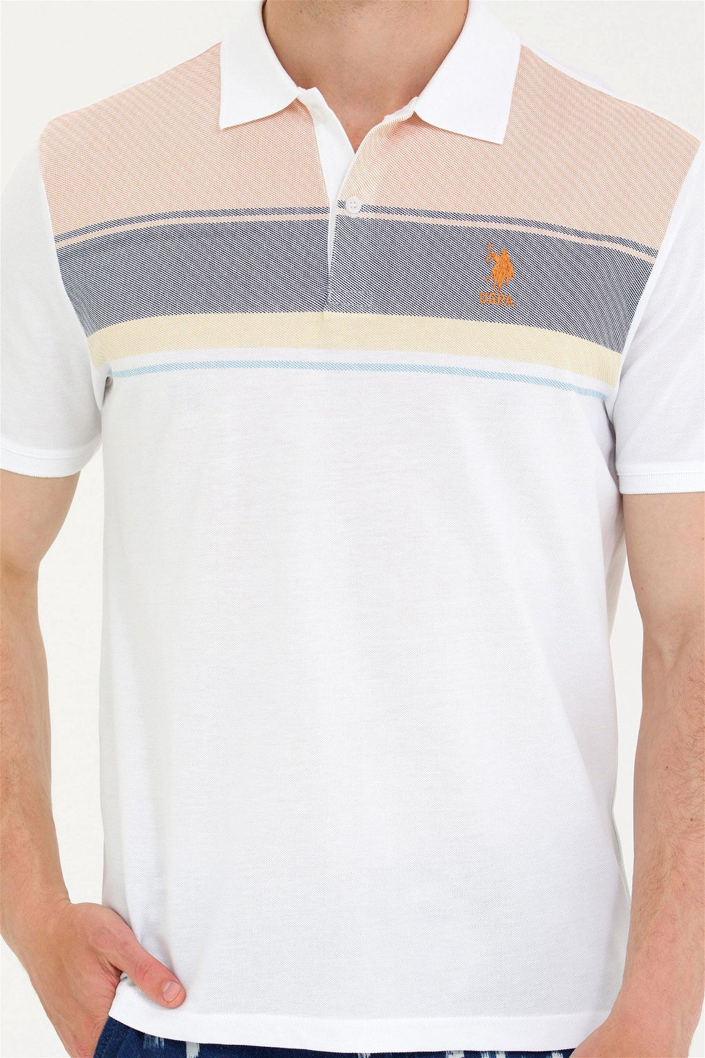 Мужская футболка с изображением плитки - U.s. polo assn фото 13