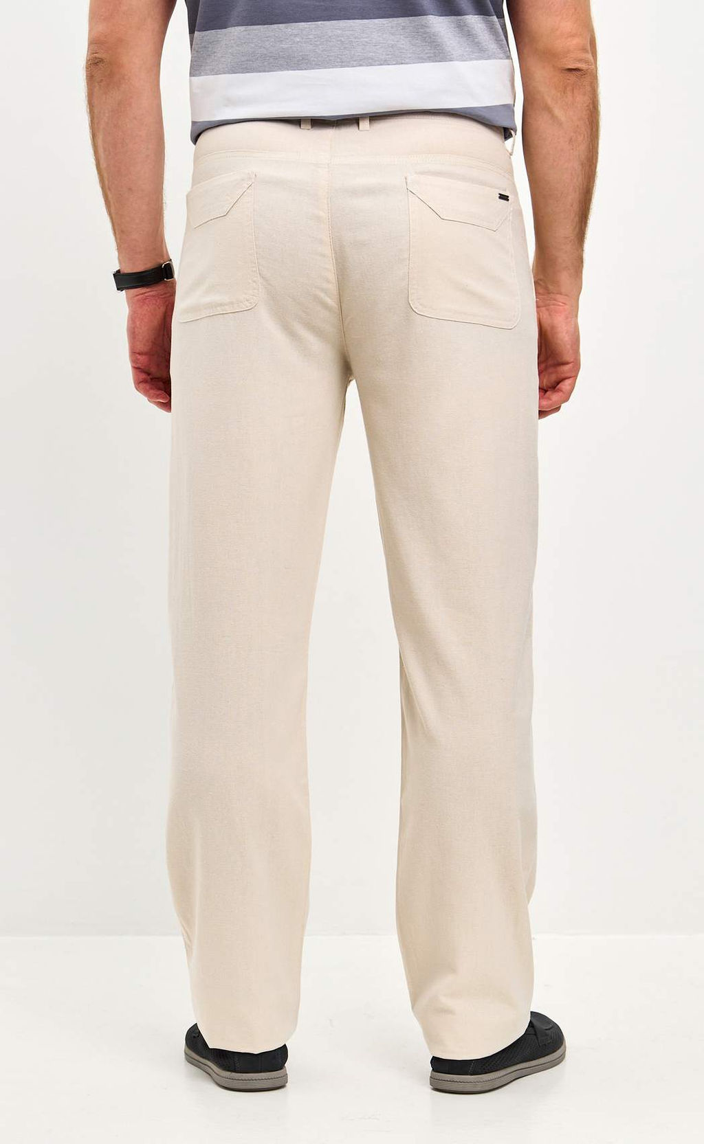 Брюки лен F511-0851 l.beige - Fine joyce фото 6