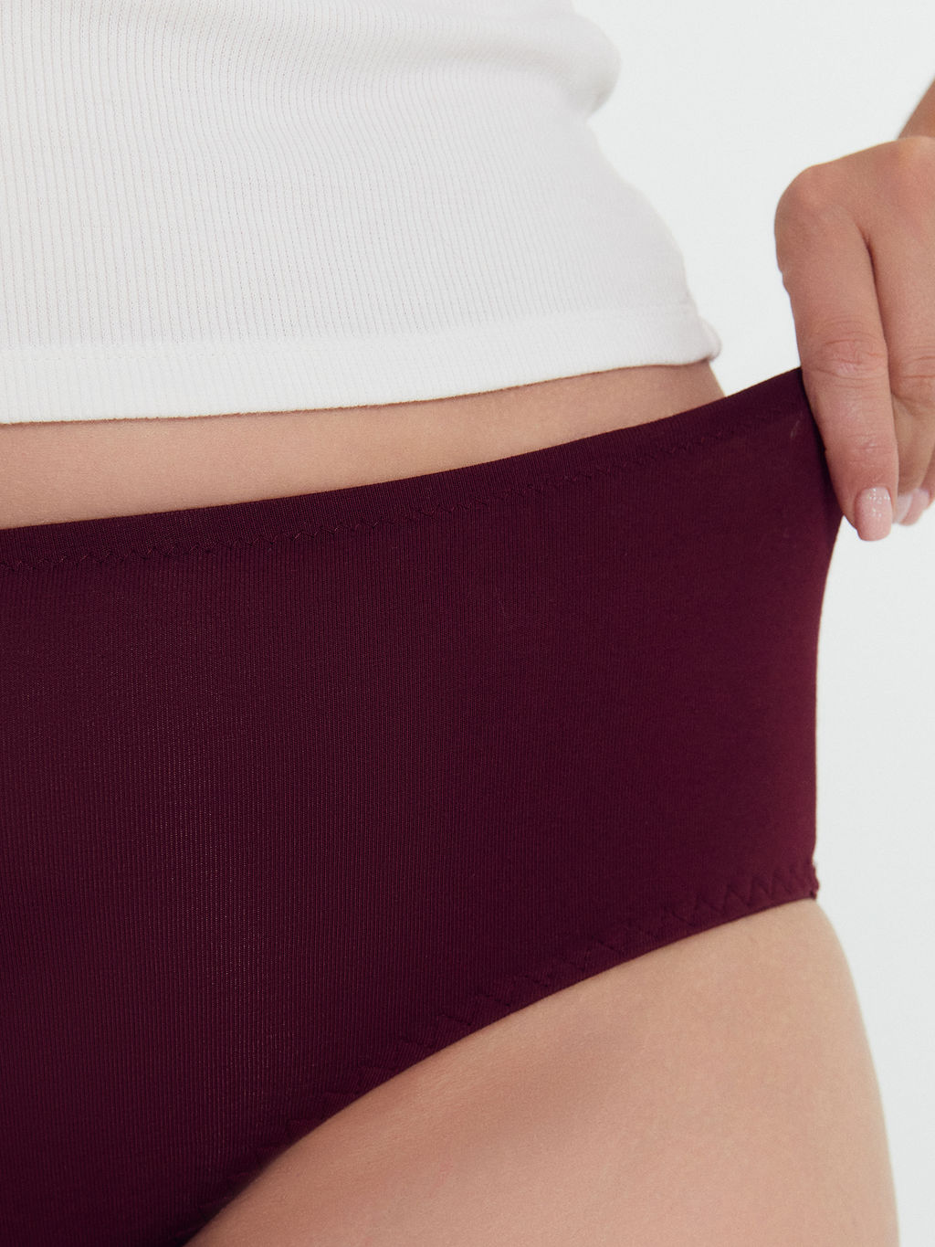 Цена за 2 штуки! Трусы женские макси красного цвета - Mark formelle фото 5