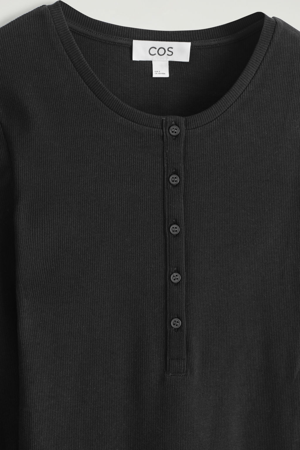 CAMISETA CON BOTONES DE MANGA LARGA - H&m фото 5
