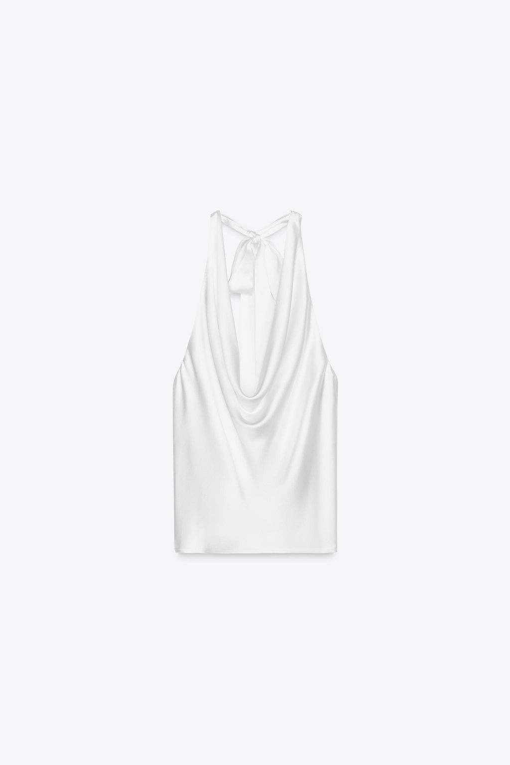 SATIN HALTER TOP - Zara фото 17