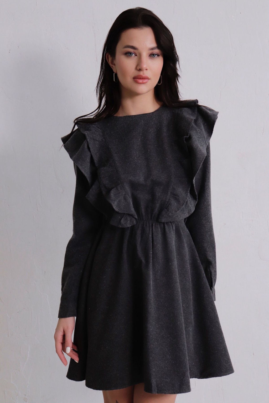 Платье в цвете антрацит - Martichelli фото 6
