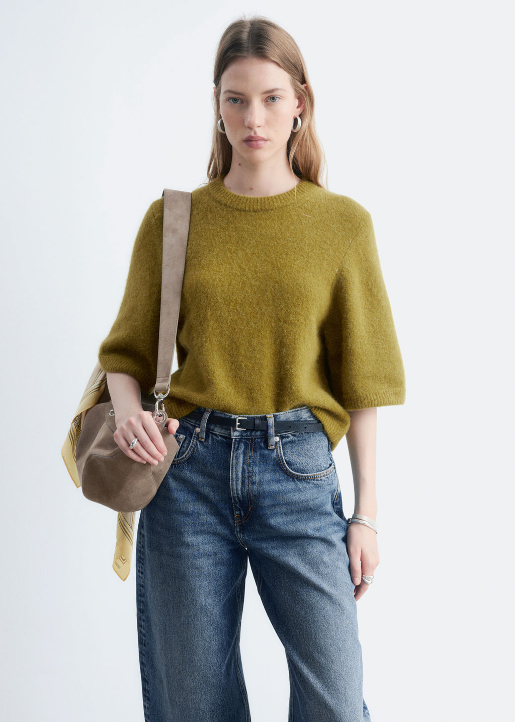 Camiseta de punto en mezcla de alpaca - H&m фото 4